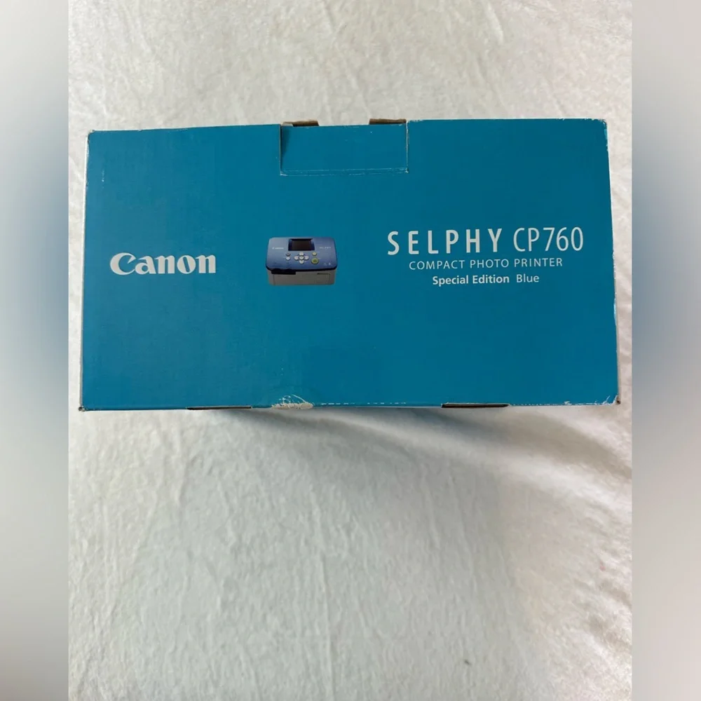 Canon SELPHY CP760 Compact Digital Photo Thermal Printer Special Edition Blue